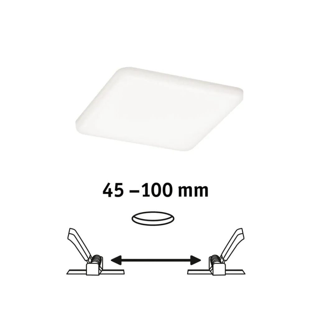 Paulmann Loftlamper|Indbygningsspots > Veluna LED 4.000 K 12,5x12,5