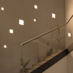 Paulmann Loftlamper|Indbygningsspots > Veluna LED 4.000 K 7,5x7,5