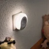 Væglamper ^ Paulmann Viby LED-natlys, med stikdåse, rund