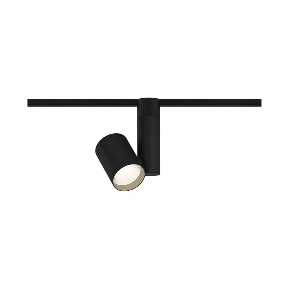 Paulmann Skinnesystem > Zeuz URail Spot 3.000K 39° sort mat