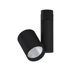 Paulmann Skinnesystem > Zeuz URail Spot 3.000K 39° sort mat