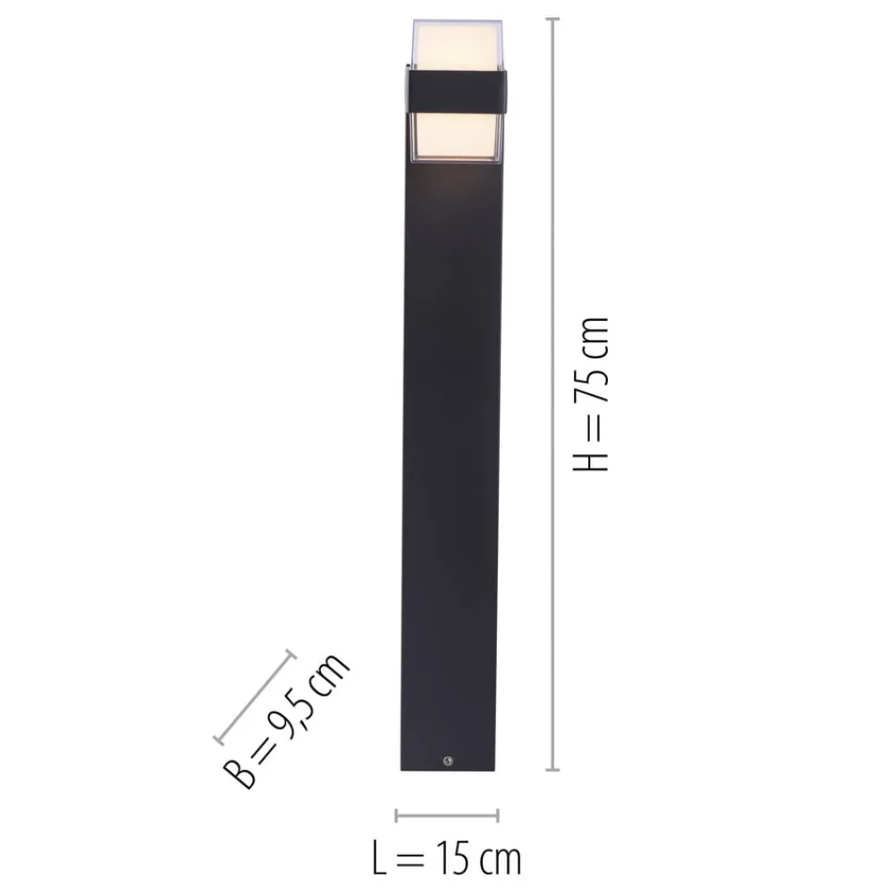 Paul Neuhaus Gadebelysning > Cara LED-gadelampe, up/down