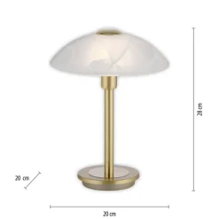 Paul Neuhaus Bordlamper > Enova bordlampe, mat messing