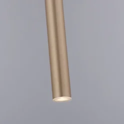 Pendellamper ^ Paul Neuhaus Flute LED-hængelampe 1 lyskilde messing