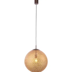 Paul Neuhaus Pendellamper > Greta hængelampe, Ø 40 cm, guldfarvet, metal