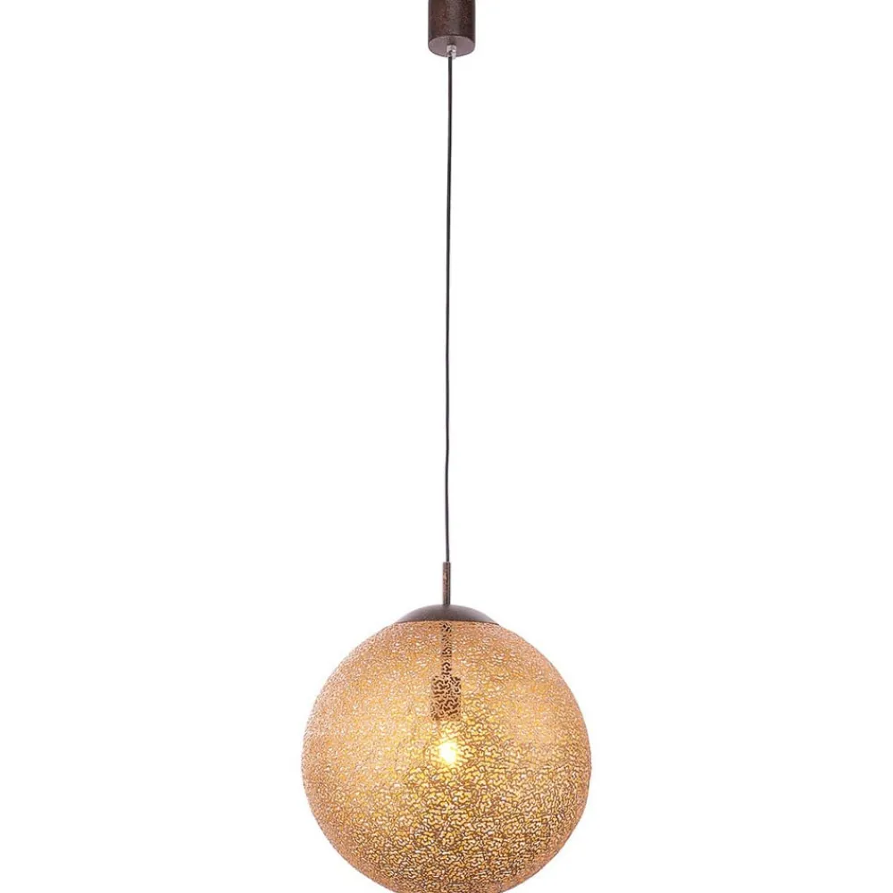 Paul Neuhaus Pendellamper > Greta hængelampe, Ø 40 cm, guldfarvet, metal