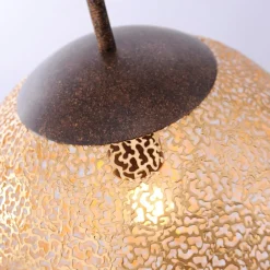 Paul Neuhaus Pendellamper > Greta hængelampe, Ø 30 cm, guldfarvet, metal