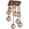 Paul Neuhaus Gang|Loftlamper > Greta loftlampe, 55 cm, 9 lyskilder, metal, G9