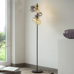 Paul Neuhaus Gulvlamper|Gulvlamper > gulvlampe Popsicle, glas, 155 cm høj, G9