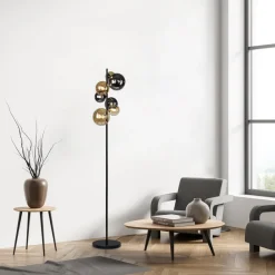 Paul Neuhaus Gulvlamper|Gulvlamper > gulvlampe Popsicle, glas, 155 cm høj, G9