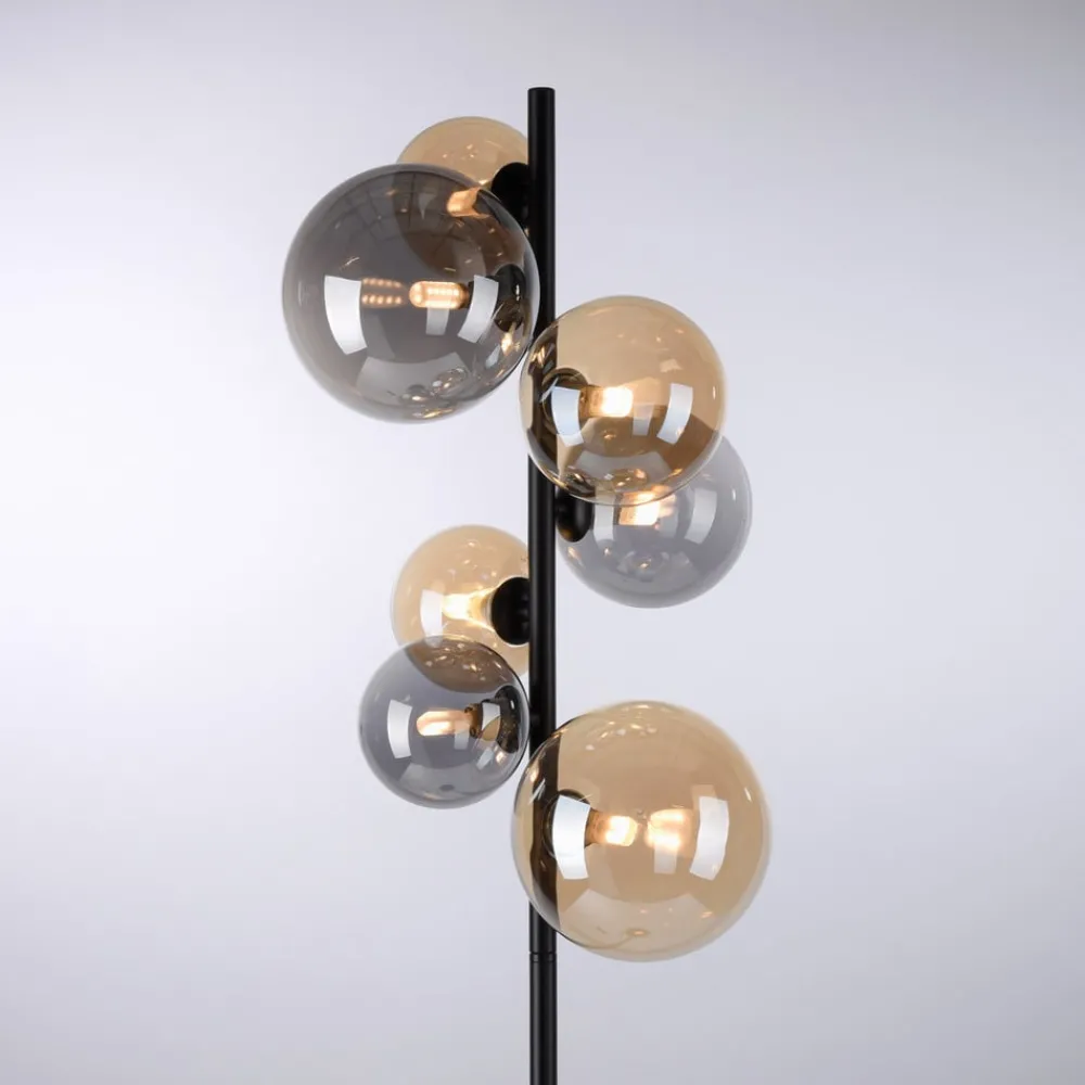 Paul Neuhaus Gulvlamper|Gulvlamper > gulvlampe Popsicle, glas, 155 cm høj, G9