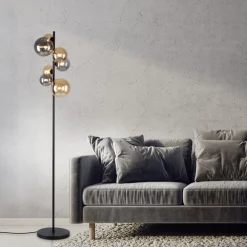 Paul Neuhaus Gulvlamper|Gulvlamper > gulvlampe Popsicle, glas, 155 cm høj, G9