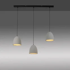 Paul Neuhaus Pendellamper|Pendellamper > hængelampe Eton, 3.lyskilder, 100 cm, beton, G9