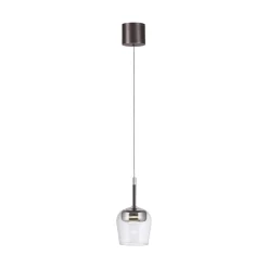 Q-Smart-Home Pendellamper > Paul Neuhaus Hængelampe Q-Kon sølvfarvet Ø 21 cm