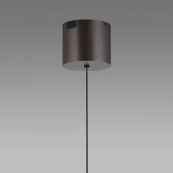 Q-Smart-Home Pendellamper > Paul Neuhaus Hængelampe Q-Kon sølvfarvet Ø 21 cm