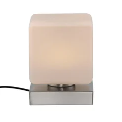 Paul Neuhaus Bordlamper > LED-bordlampe Dadoa, stål, glas, dæmpbar