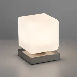Paul Neuhaus Bordlamper > LED-bordlampe Dadoa, stål, glas, dæmpbar