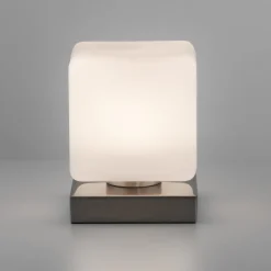 Paul Neuhaus Bordlamper > LED-bordlampe Dadoa, stål, glas, dæmpbar