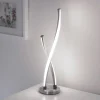 Paul Neuhaus Bordlamper > LED-bordlampe Polina, sølv, metal, dæmpbar