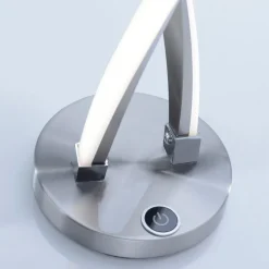 Paul Neuhaus Bordlamper > LED-bordlampe Polina, sølv, metal, dæmpbar