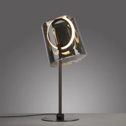 Paul Neuhaus Bordlamper > LED-bordlampe Zula, røggrå, højde 42 cm