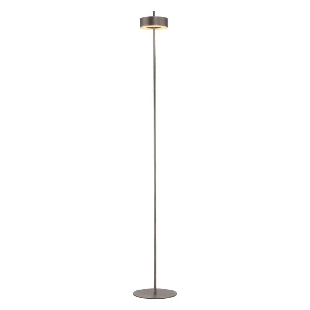Gulvlamper|Gulvlamper ^ Q-Smart-Home Paul Neuhaus LED-gulvlampe Q-Rotate mørkebrun 140 cm
