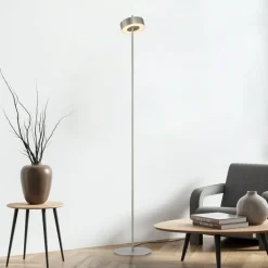 Q-Smart-Home Gulvlamper > Paul Neuhaus LED-gulvlampe Q-Rotate aluminium 140 cm