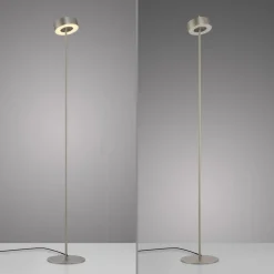 Q-Smart-Home Gulvlamper > Paul Neuhaus LED-gulvlampe Q-Rotate aluminium 140 cm
