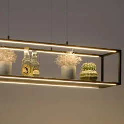 Paul Neuhaus Pendellamper > LED-hængelampe Contura, sort, 105 cm