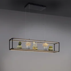 Paul Neuhaus Pendellamper > LED-hængelampe Contura, sort, 105 cm