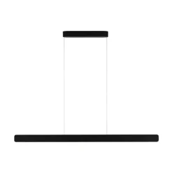 Paul Neuhaus Arbejdsrum/Kontor|Pendellamper > LED-hængelampe Q-Stretto, sort, 120 cm