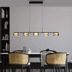 Paul Neuhaus Pendellamper|Pendellamper > LED-hængelampe Rika, 119 cm, glas, dæmpbar
