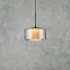 Paul Neuhaus Pendellamper|Pendellamper > LED-hængelampe Rika, Ø 15 cm, glas, dæmpbar