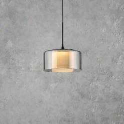 Paul Neuhaus Pendellamper|Pendellamper > LED-hængelampe Rika, Ø 15 cm, glas, dæmpbar