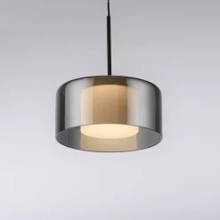 Paul Neuhaus Pendellamper|Pendellamper > LED-hængelampe Rika, Ø 15 cm, glas, dæmpbar