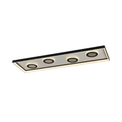 Paul Neuhaus Gang|Loftlamper > LED-loftlampe Dune, 100 cm, sort, CCT, dæmpbar.