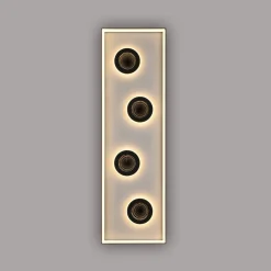 Paul Neuhaus Gang|Loftlamper > LED-loftlampe Dune, 100 cm, sort, CCT, dæmpbar.