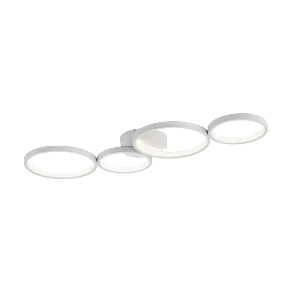Paul Neuhaus Loftlamper|Loftlamper > LED-loftlampe Kiringe, hvid, metal, dæmpbar