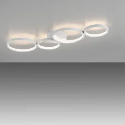 Paul Neuhaus Loftlamper|Loftlamper > LED-loftlampe Kiringe, hvid, metal, dæmpbar