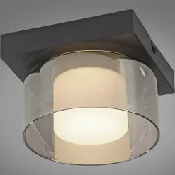 Paul Neuhaus Loftlamper > LED-loftlampe Rika, Ø 15 cm, glas, dæmpbar