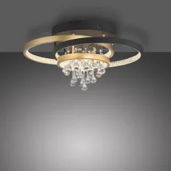 Paul Neuhaus Loftlamper|Loftlamper > LED-loftlampe Rotazo, glas, CCT, dæmpbar