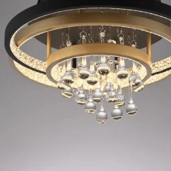 Paul Neuhaus Loftlamper|Loftlamper > LED-loftlampe Rotazo, glas, CCT, dæmpbar