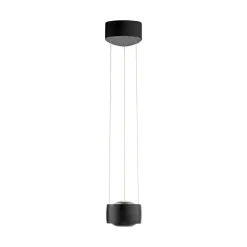 Paul Neuhaus Arbejdsrum/Kontor|Pendellamper > LED-pendellampe Q-Stretto, sort, Ø 14,5 cm