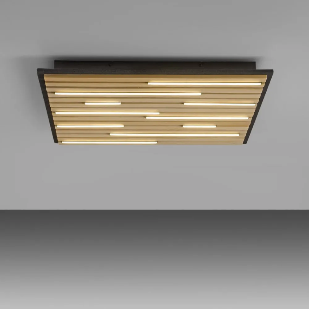 Q-Smart-Home Loftlamper|Loftlamper > Paul Neuhaus Loftlampe Q-Acoustic træ 62 x 62 cm