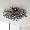 Paul Neuhaus Loftlamper > loftslampe Icicle, 14 lys, sort