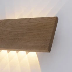 Paul Neuhaus Væglamper|Væglamper > Palma LED-væglampe i træ 45 cm