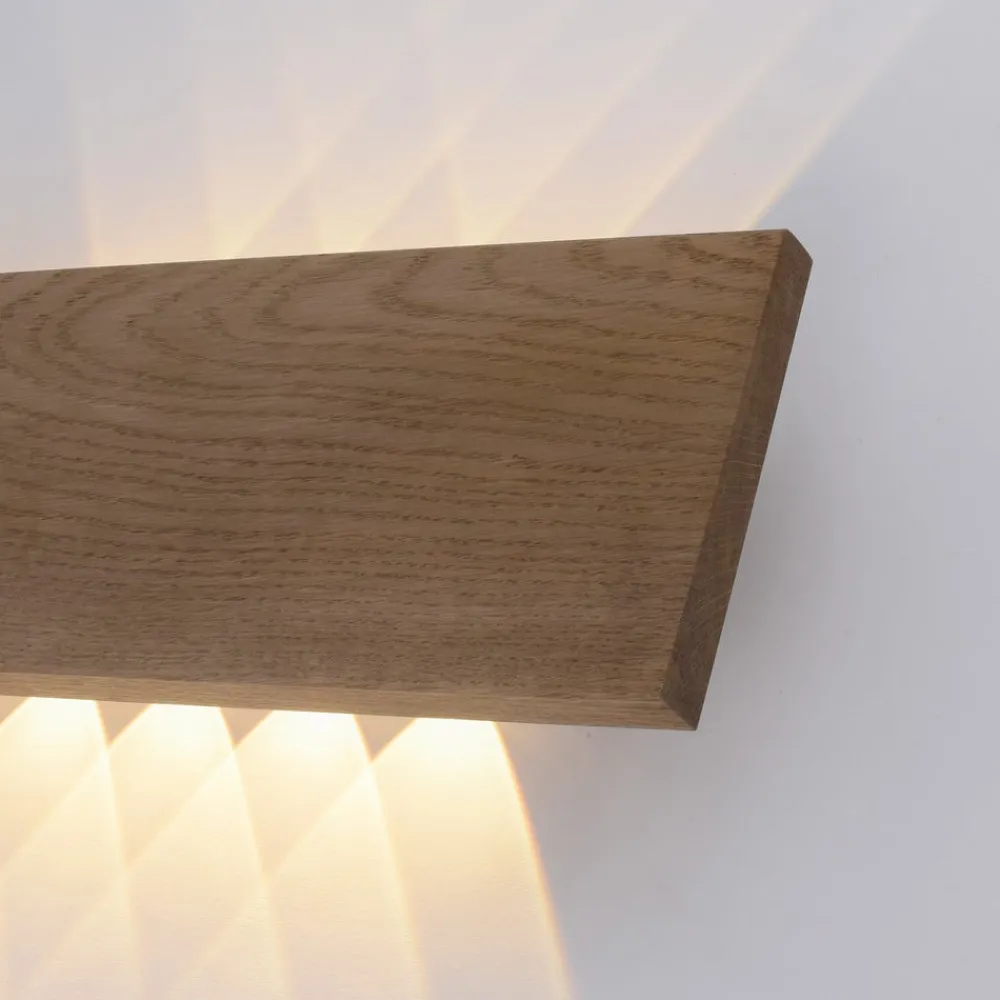 Paul Neuhaus Væglamper|Væglamper > Palma LED-væglampe i træ 45 cm