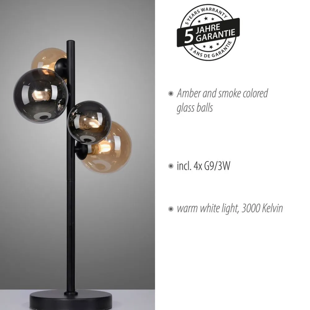 Paul Neuhaus Bordlamper > Popsicle bordlampe, glas, 48 cm høj, G9