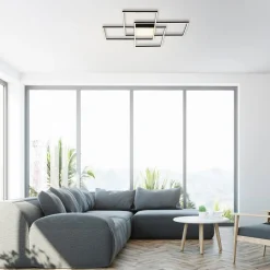 Q-Smart-Home Gang|Loftlamper > Paul Neuhaus Q-ASMIN LED-loftlampe, 80 x 80 cm