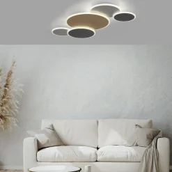 Loftlamper|Loftlamper ^ Q-Smart-Home Paul Neuhaus Q-Piato LED-loftlampe, 5 lyskilder